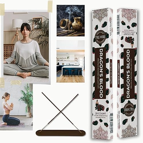 Dragons Blood Incense Sticks for Protection - 40 Sticks in Dual Pack