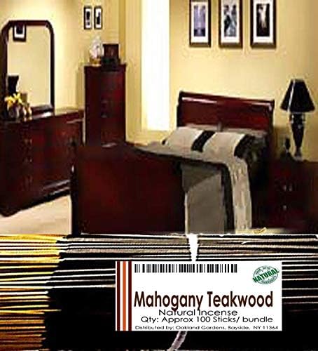 Oakland Gardens Premium Mahogany Teakwood Incense Sticks