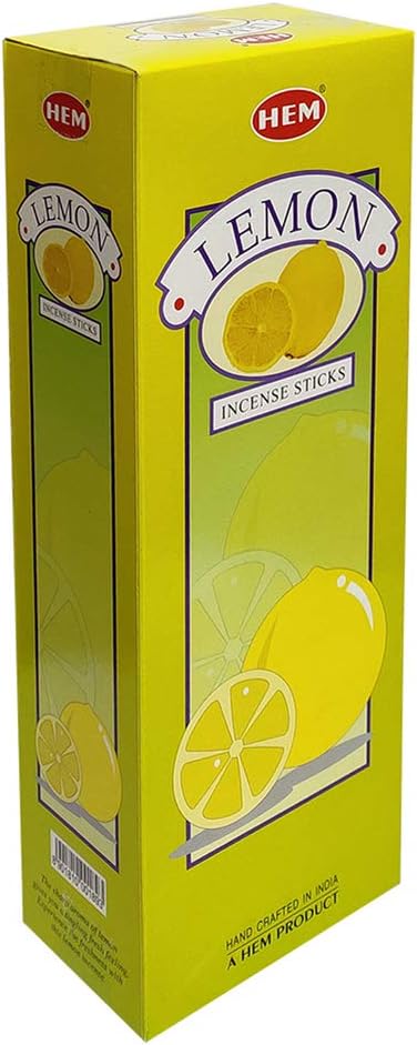 Lemon Incense Sticks and Holder Bundle