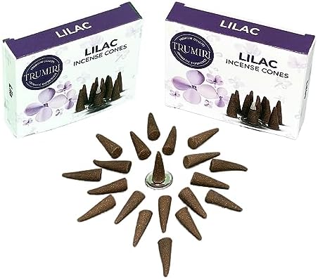 Lilac Incense Cones - 20 Cone Incense - Dual Pack