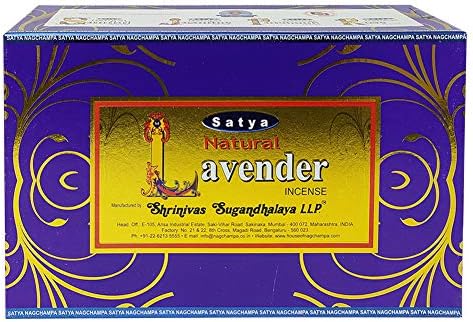Natural Lavender Incense Sticks and Holder Bundle