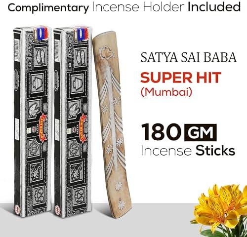 Satya Super Hit Incense Sticks 15gmx12 with Raajsee Holder