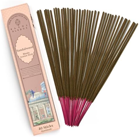 Karma Pledge Sandalwood Incense Sticks 40 Pack