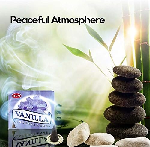 HEM Vanilla Incense Case of 12 Boxes 10 Cones Each