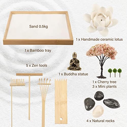 Zen Garden Kit for Office Desk and Home Decor