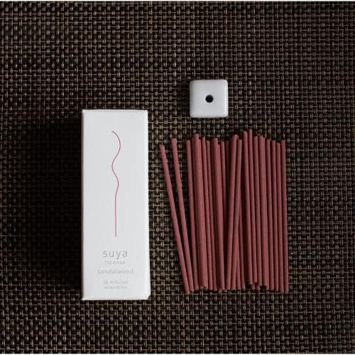 ROUNDS Japanese Incense Sandalwood 30pcs Stick With Holder