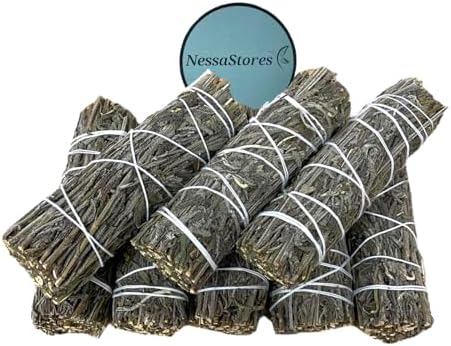 5 Dried Lavender Smudge Sticks 4 Inch Hand Tied Natural Ethically Sourced