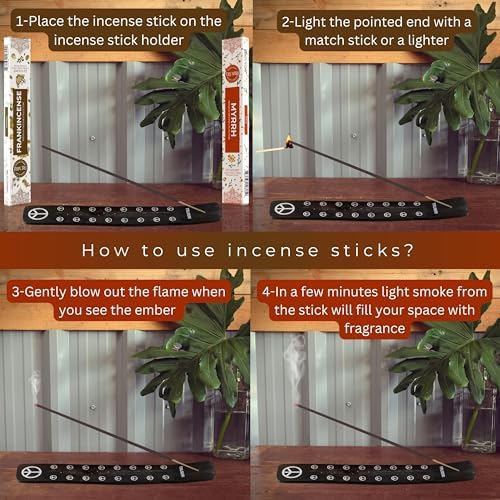 Trumiri Incense Sticks - 40 Pack 20 Frankincense 20 Myrrh