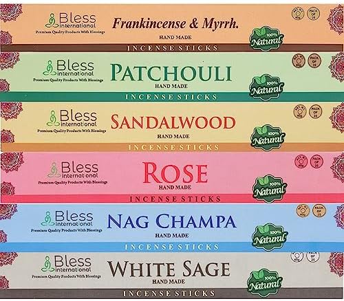 Bless International Best Assorted 21 Scents Gift Pack for Purification Relaxation Positivity Yoga Meditation