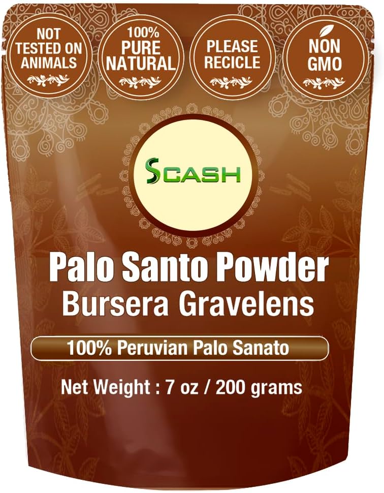 Scash 7 Ounce Palo Santo Incense Powder