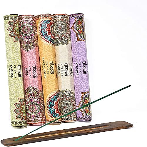 Utopia Scents Premium Incense Sticks Gift Pack 75 Sticks