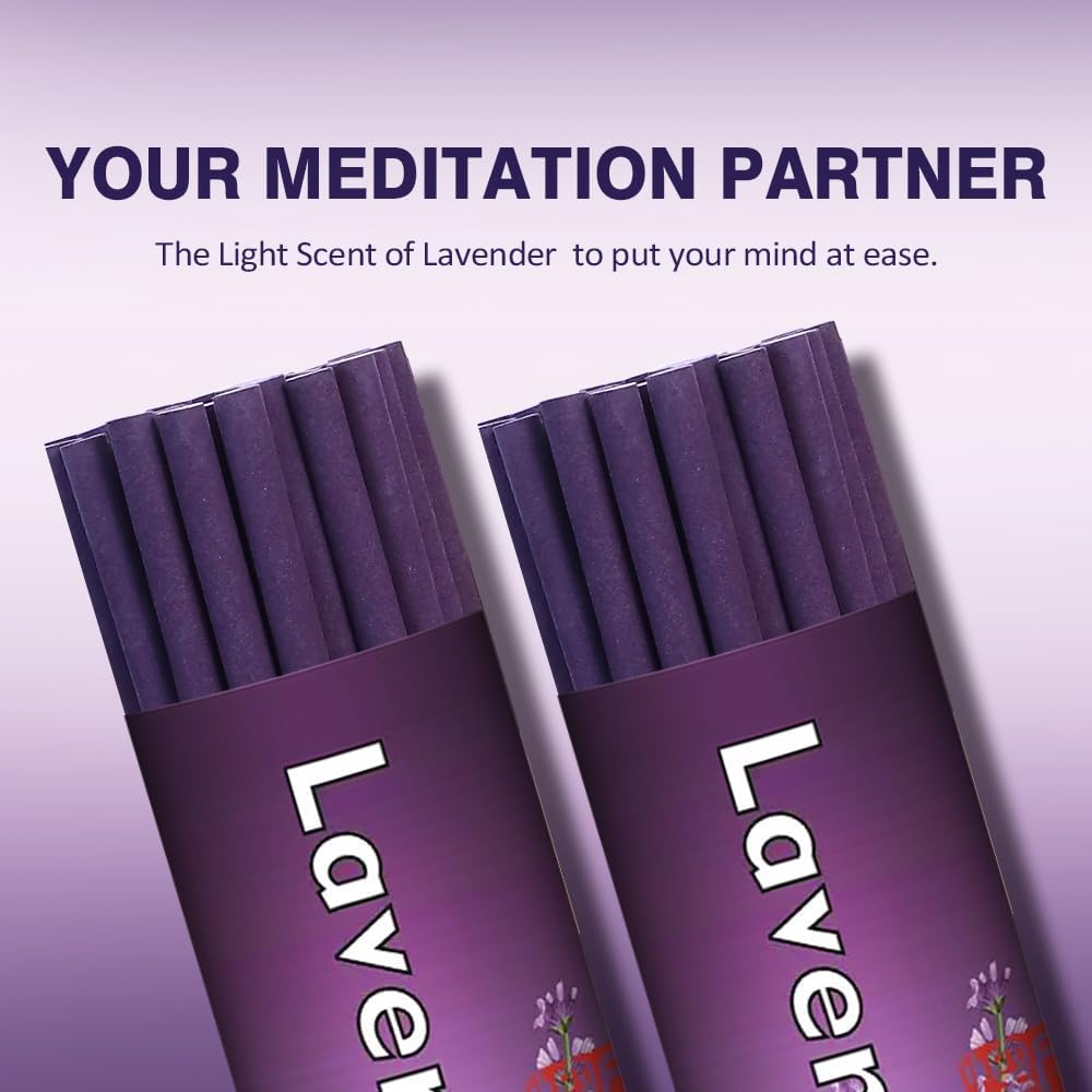 Thick Incense Sticks 120 Minutes Lavender Scented