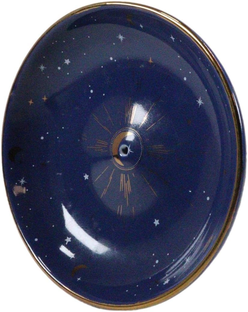 Mystic Starry Sky Incense Holder Ceramic Decor
