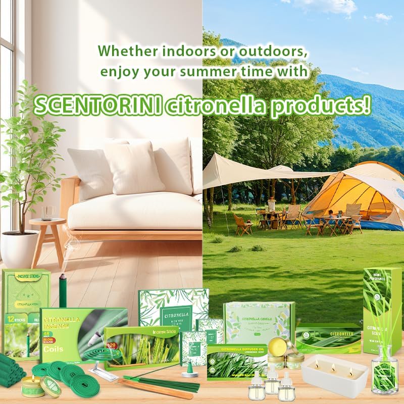 SCENTORINI Citronella Incense Sticks 12 PCS