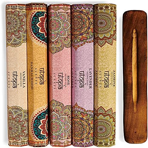 Utopia Scents Premium Incense Sticks Gift Pack 75 Sticks