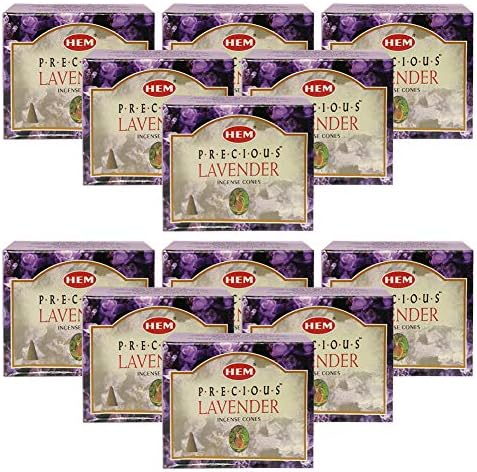 Precious Lavender Incense Cones and Burner Set