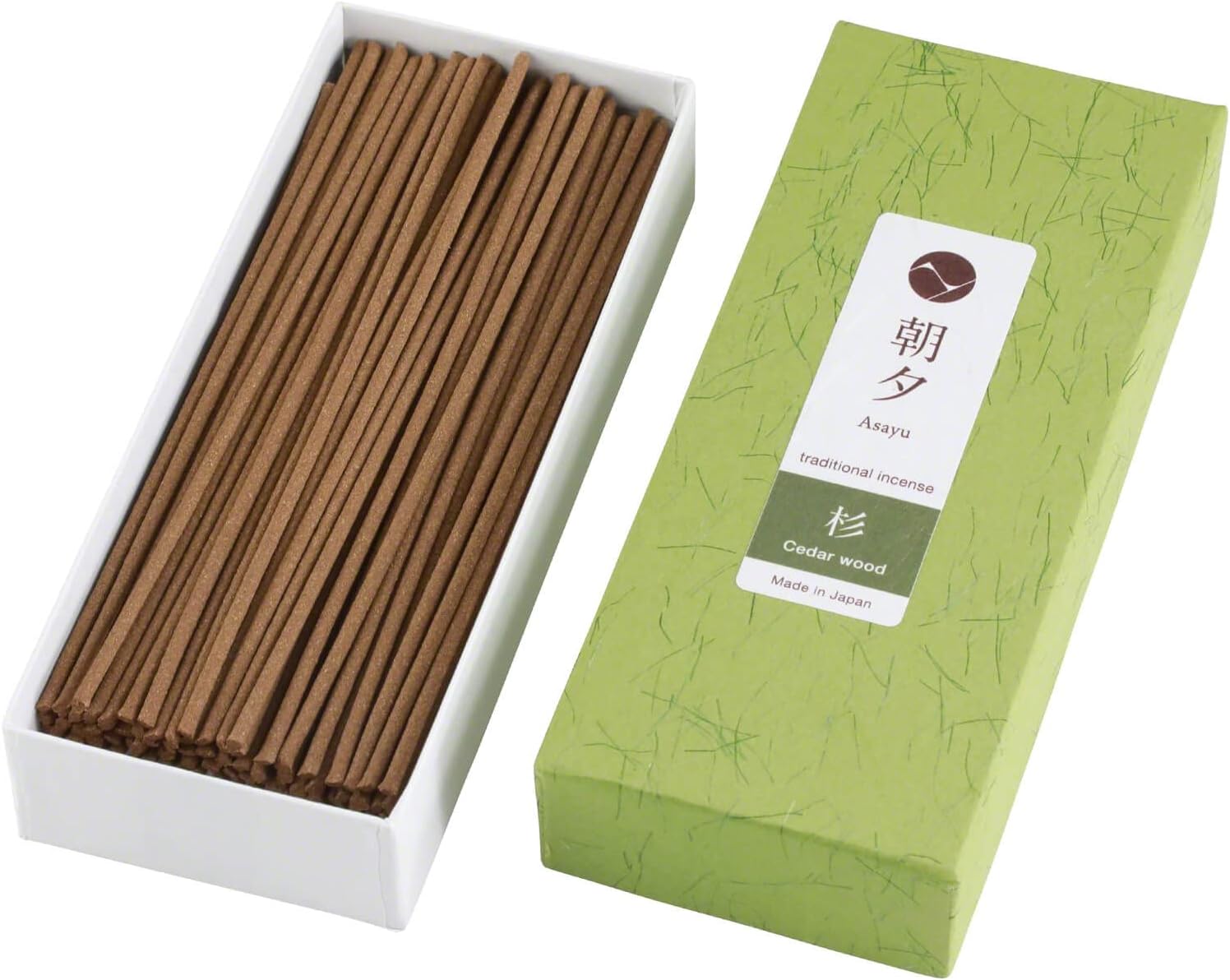 Asayu Japan Cedar Wood Incense Sticks for Meditation and Relaxation