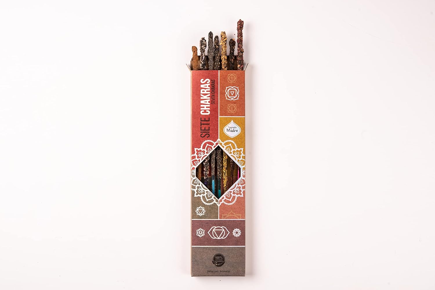 7 Chakras Fine Incense Sticks Handcrafted Vegan Eco