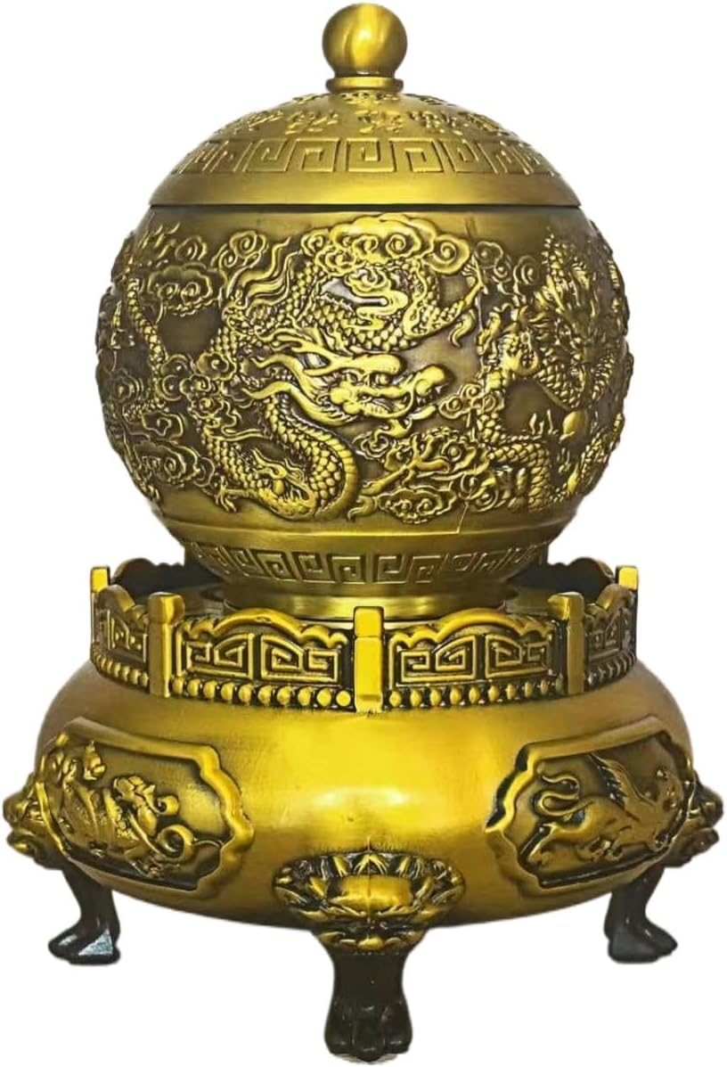 Spinning Brass Incense Burner with 360 Degree Rotation
