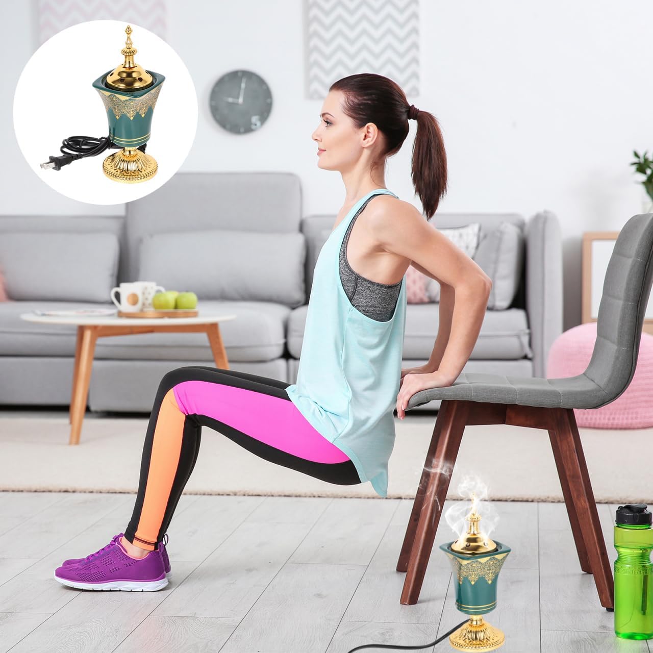 Ciieeo Electric Incense Burner for Home Yoga Office Decor