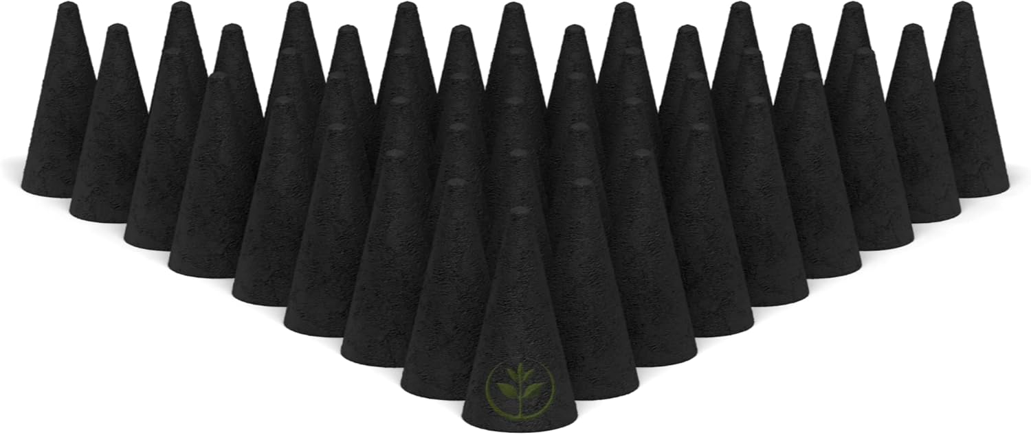 Frankincense Charcoal Incense Cones 100 Pack Handmade