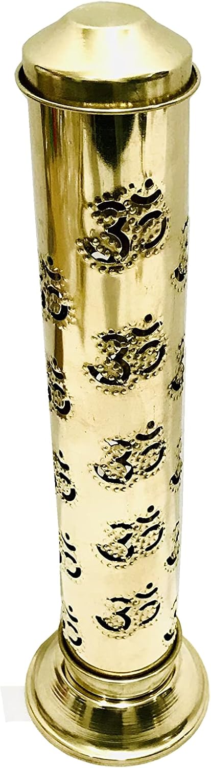 Gavya International Brass Incense Holder Stick Tower Burner Stand 102 Inch Height
