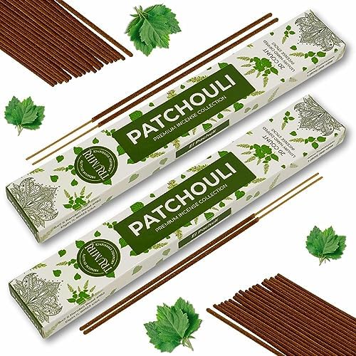 Patchouli Incense Sticks - 40 Sticks Dual Pack