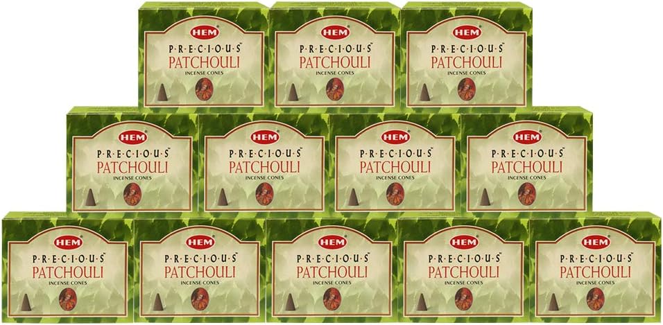 Precious Patchouli Incense Cones and Cone Burner Bundle