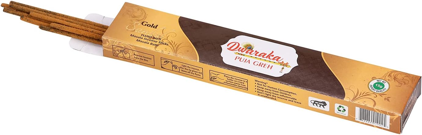 Dwaraka Sandalwood Incense Sticks 100 Pack