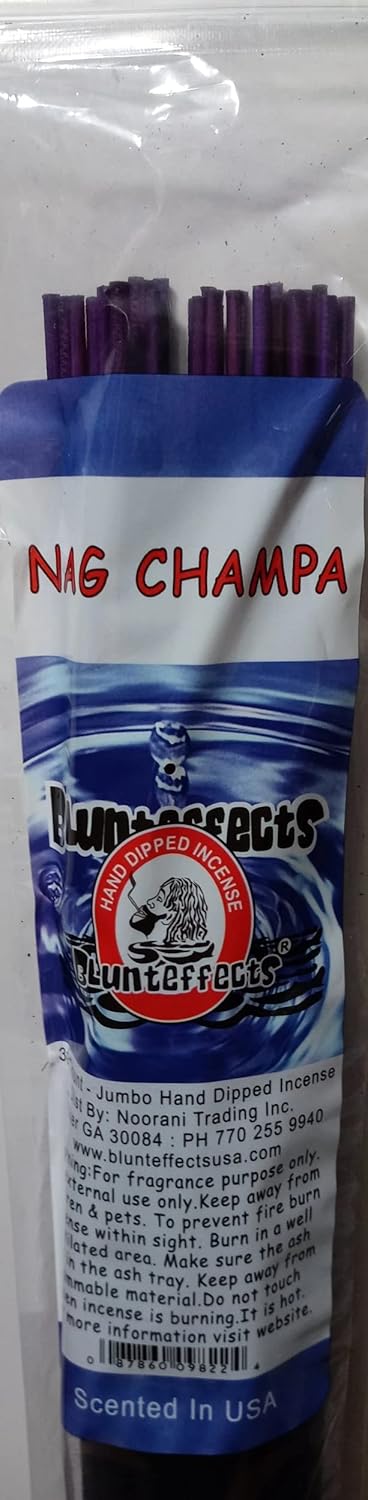 Blunteffects Nag Champa 19 Inch Jumbo Incense Sticks - 30 Sticks