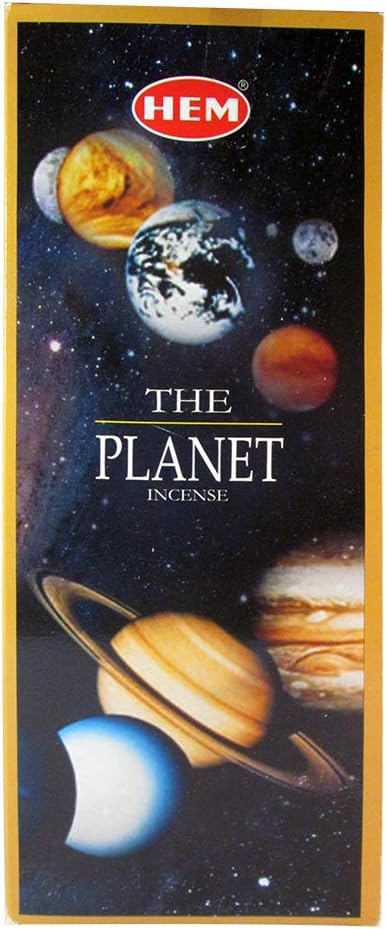 HEM Planet Box of Six 20 Gram Incense Tubes