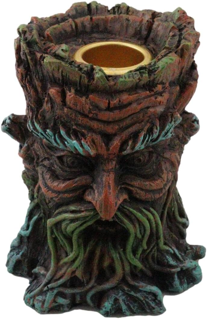 Ebros Gift Magical Forest Greenman Incense Burner Sculpture