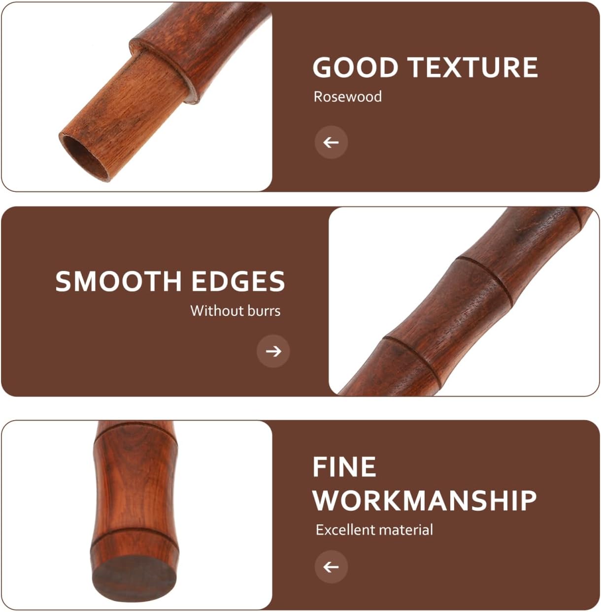 Healifty 3 Pcs Bamboo Agarwood Incense Holder Set