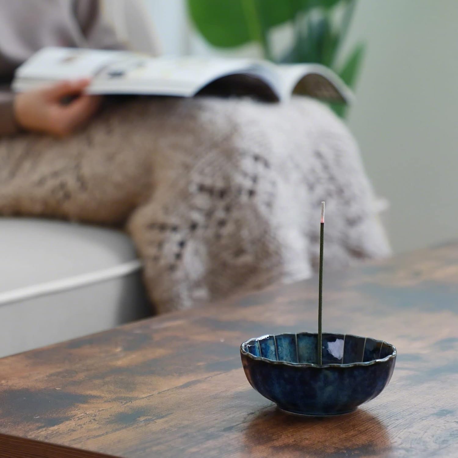 Asayu Japan Lotus Incense Holder Set