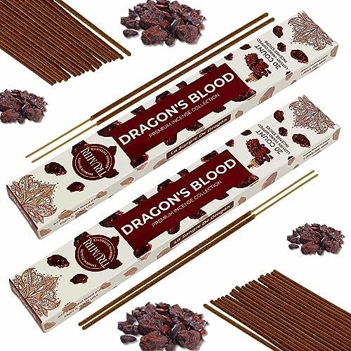 Dragons Blood Incense Sticks for Protection - 40 Sticks in Dual Pack