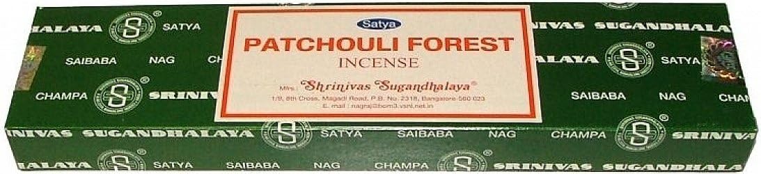 Patchouli Forest Incense 100 Gram Box