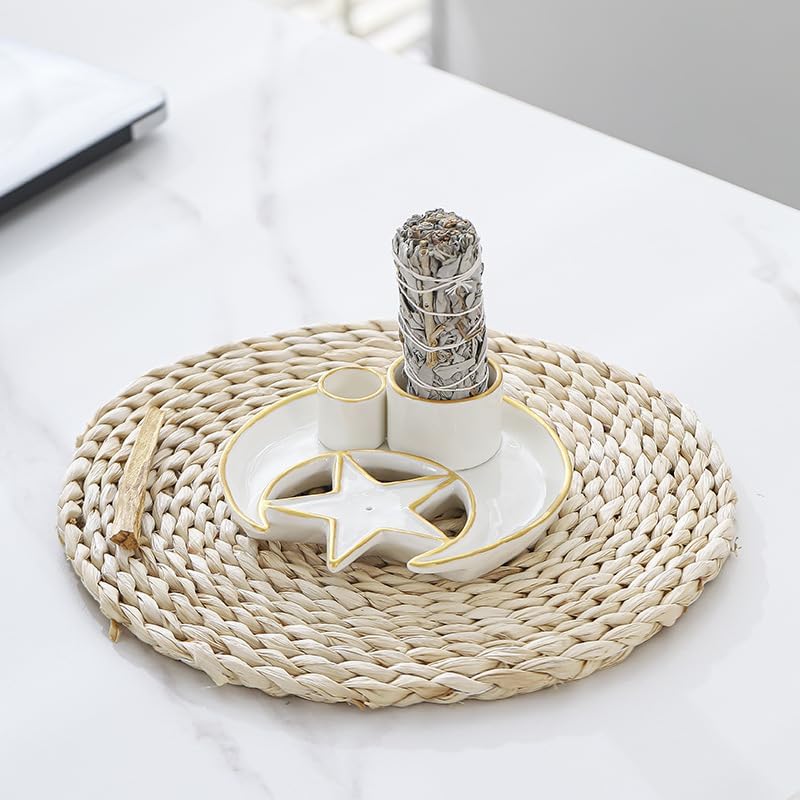 59in Ceramic Incense Burner for Sage and Palo Santo Sticks