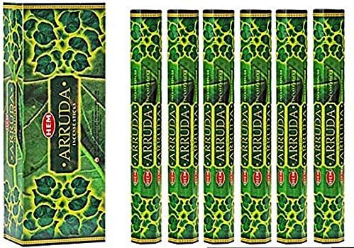 HEM Arruda Incense Sticks 120 Total 6 Boxes 9 Inches Long