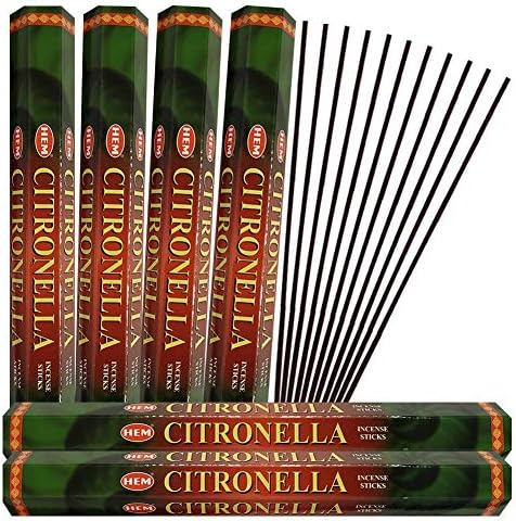 Citronella Incense Sticks and Holder Bundle