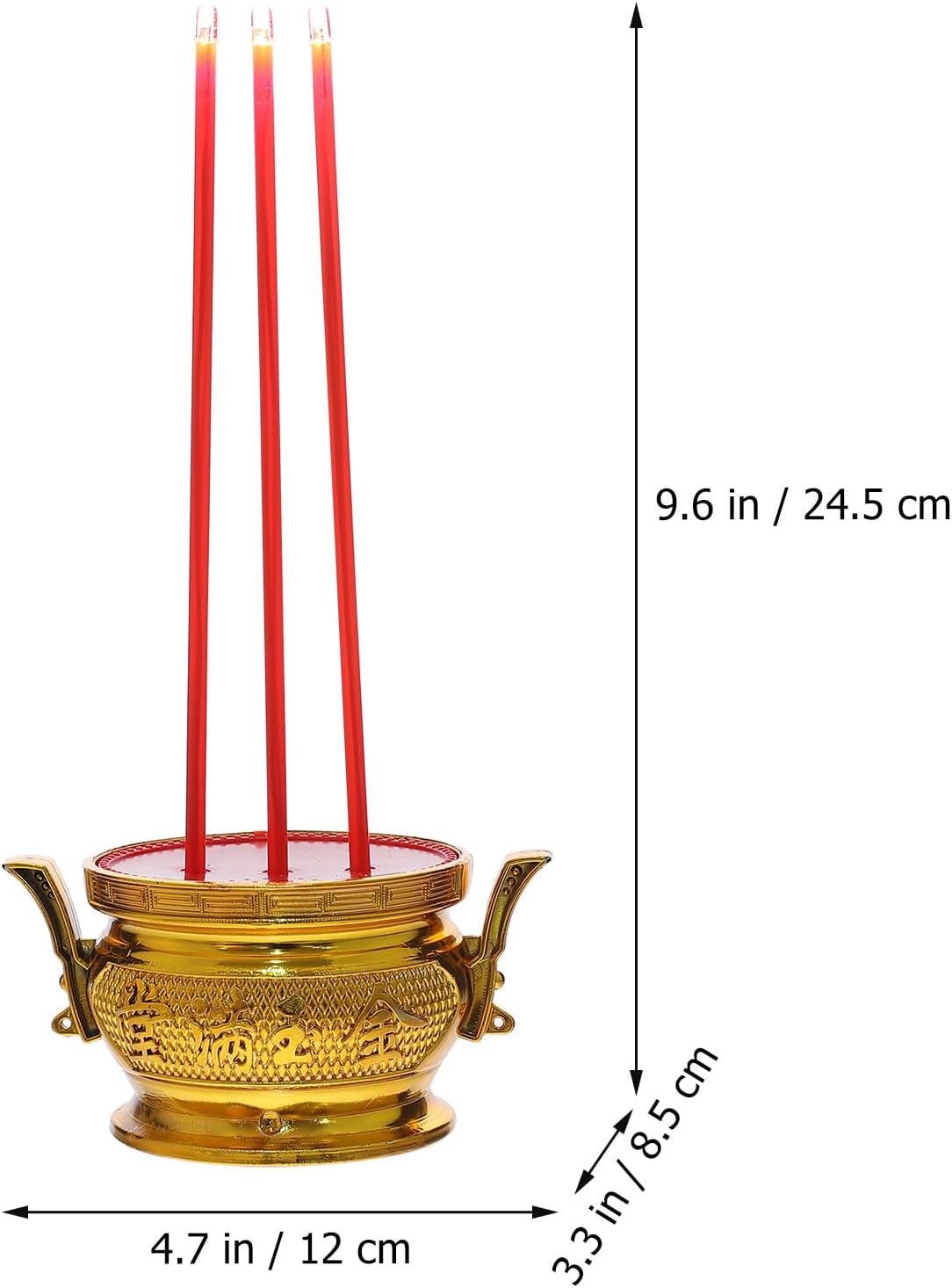 Buddha Style Electronic Incense Burner with LED Light