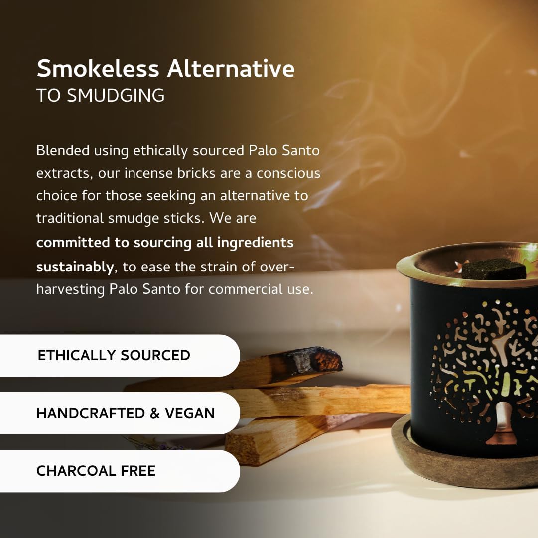 Palo Santo Lavender Smokeless Incense Bricks Refill