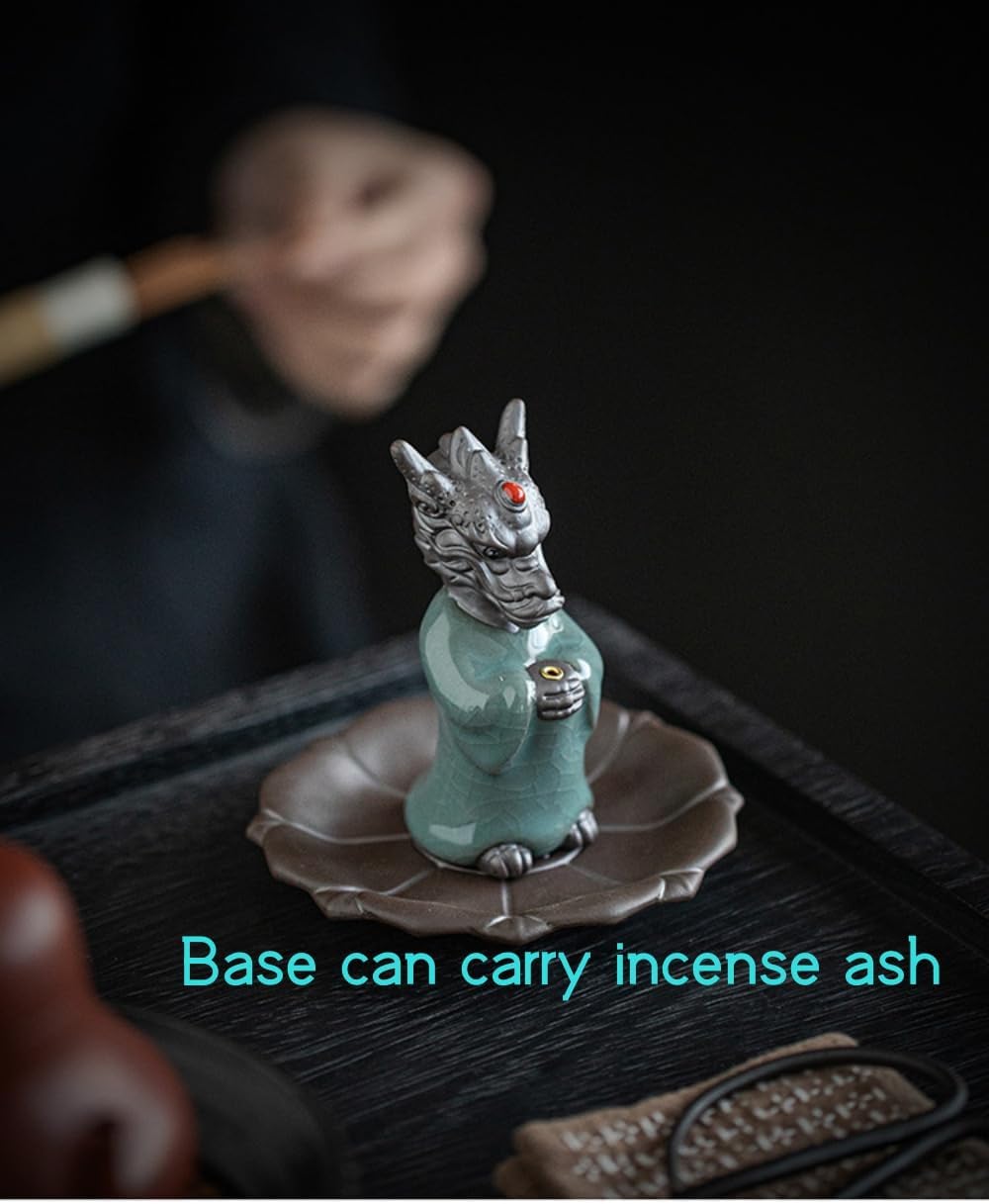 Lucky Dragon Incense Holder with 30 Sticks