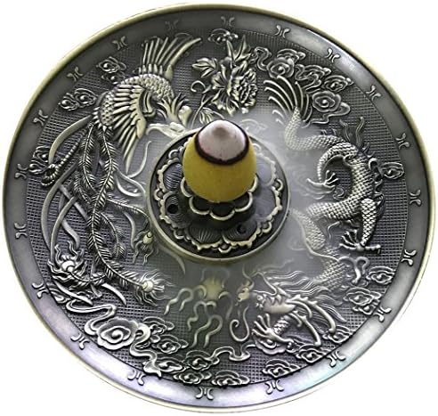 OTOFY Tibetan Buddha Incense Burner Holder with Gourd