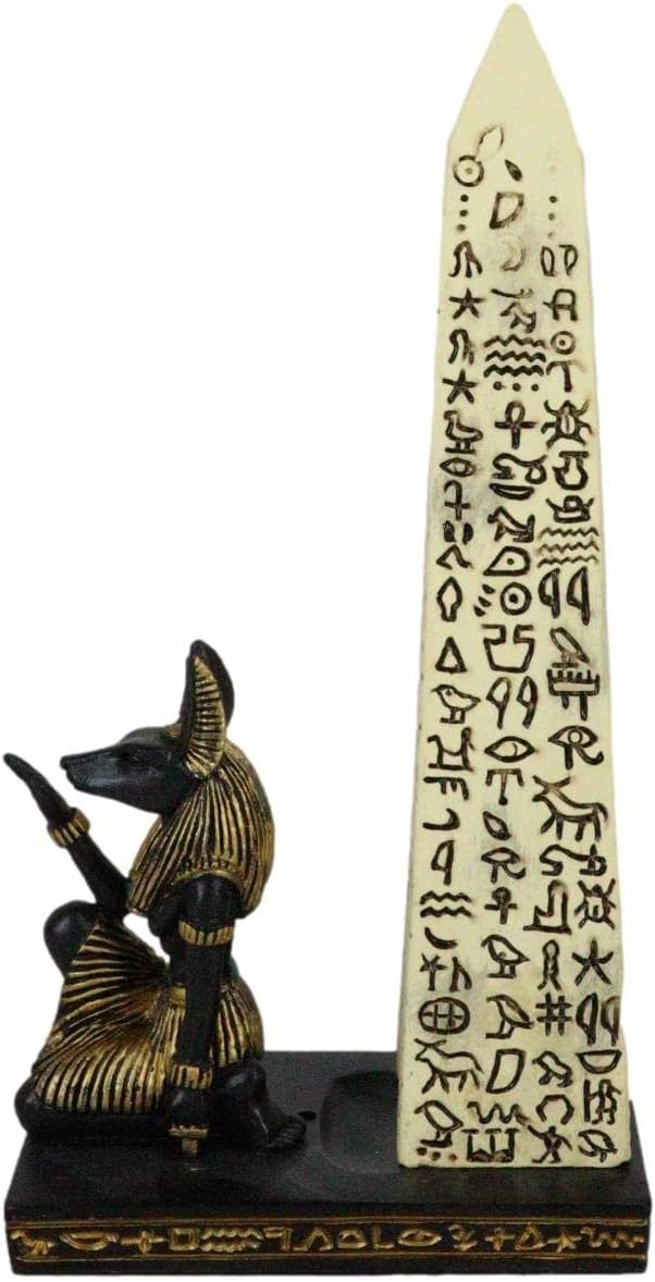 Egyptian Anubis Incense Holder Resin Figurine Decor