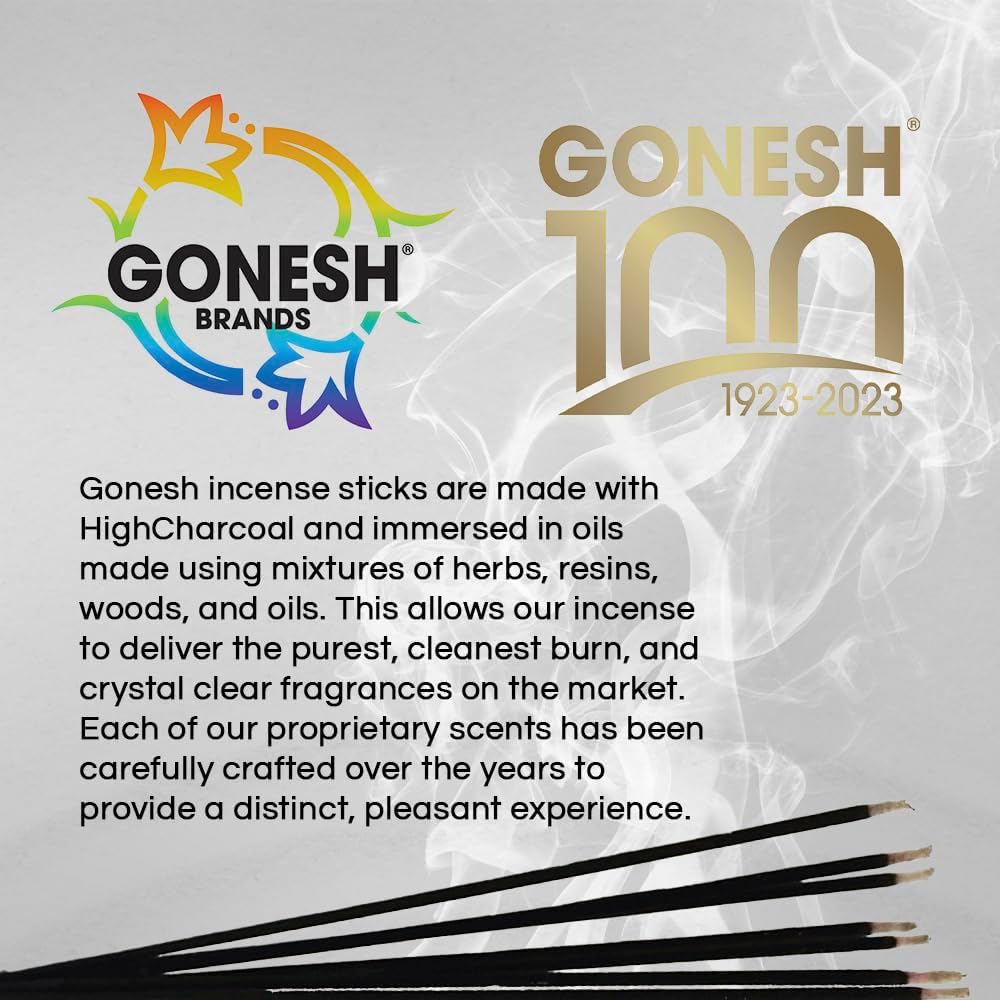 Gonesh Top 3 Extra Rich Incense Sticks 120 Pack