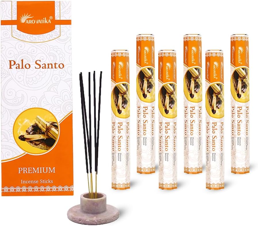 ARO VATIKA Palo Santo Hexa Incense Sticks Set of 120