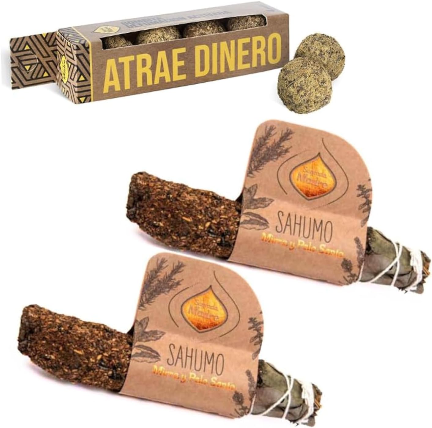 Natural Incense Smudge Bundle Attract Money