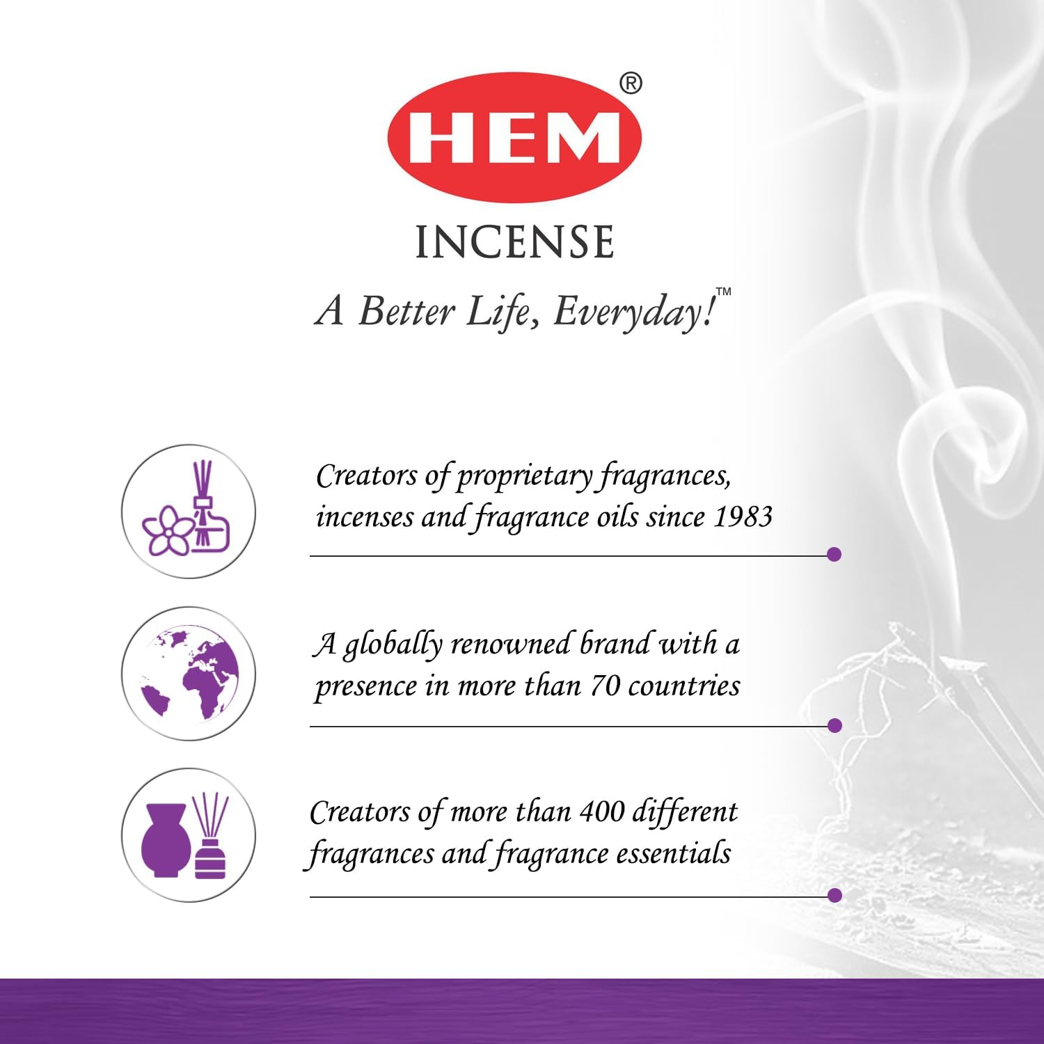 HEM Opium Backflow Brown Incense Cones - Pack of 40