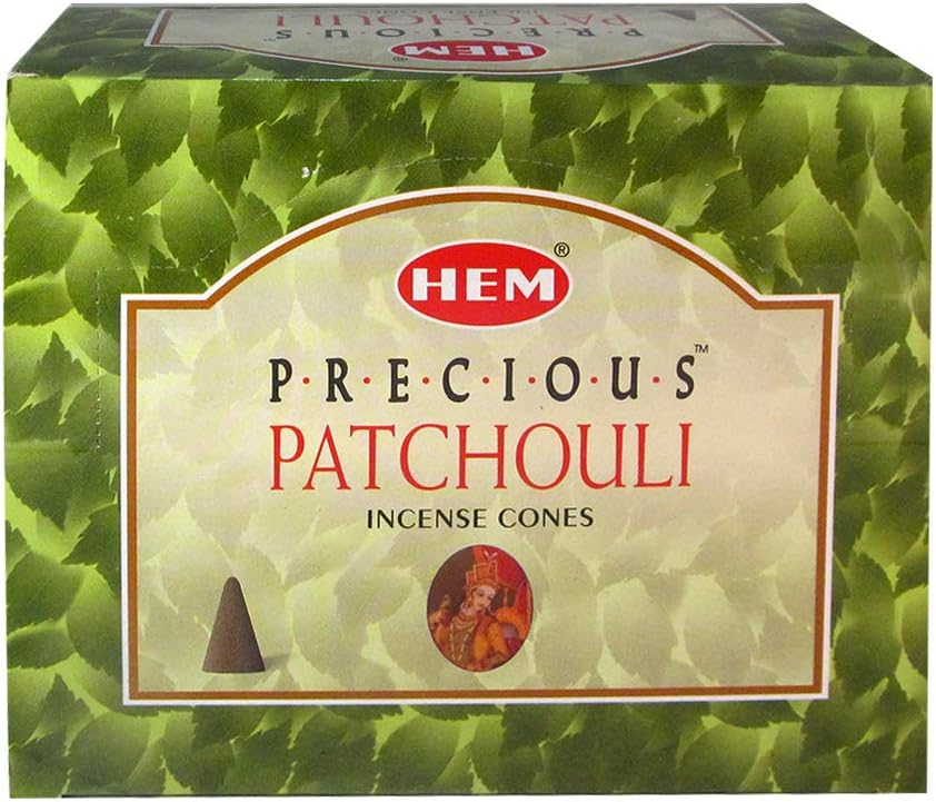 Precious Patchouli Incense Cones and Cone Burner Bundle