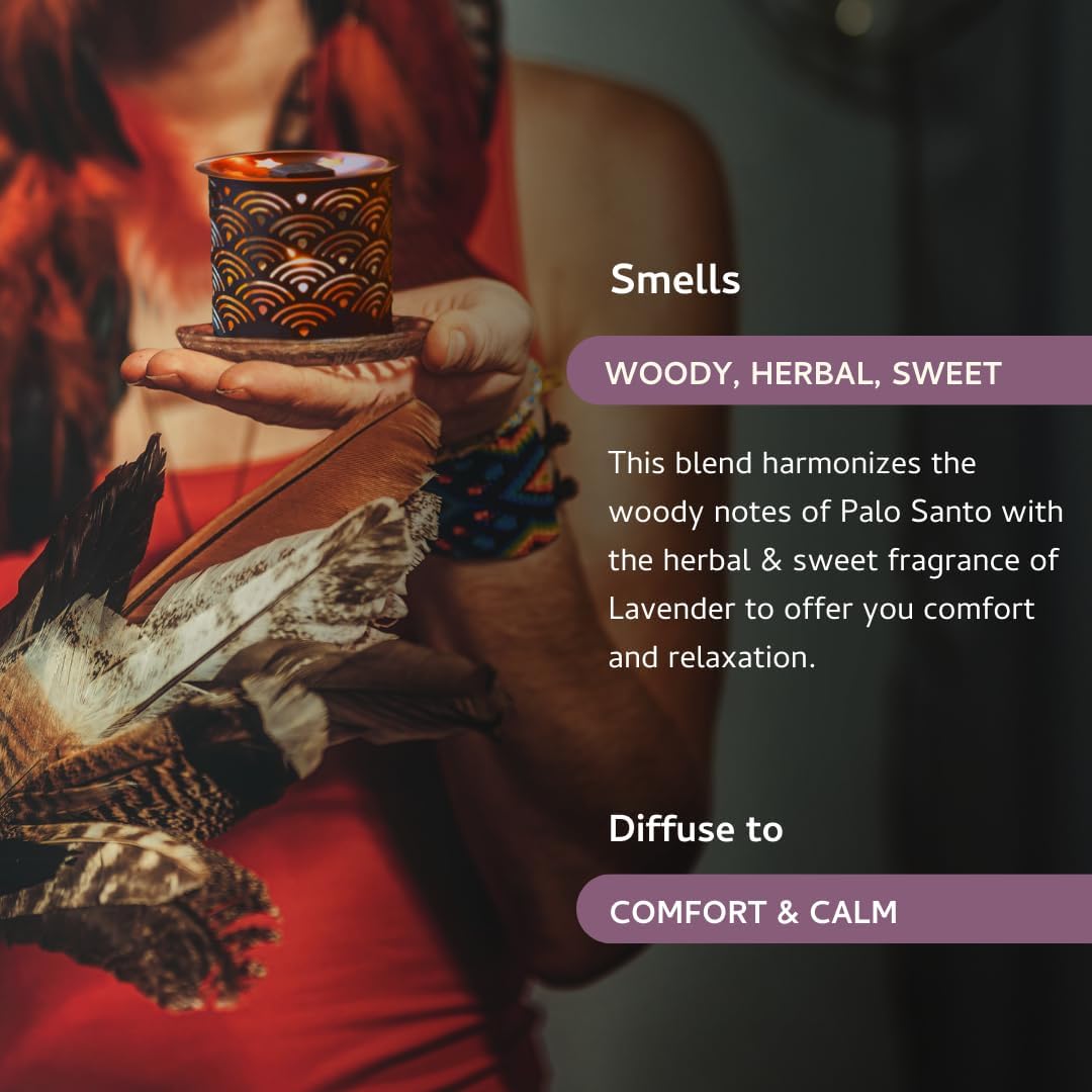 Palo Santo Lavender Smokeless Incense Bricks Refill